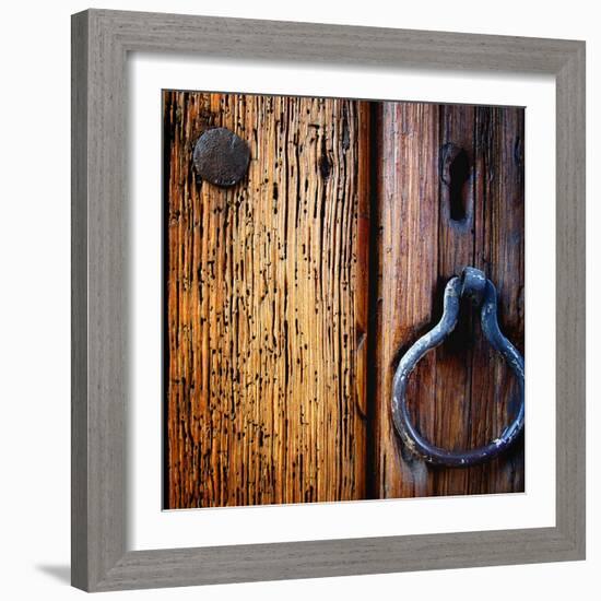Iron Door Handle, Sedona-Jody Miller-Framed Photographic Print