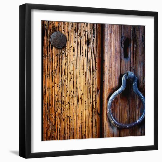 Iron Door Handle, Sedona-Jody Miller-Framed Photographic Print
