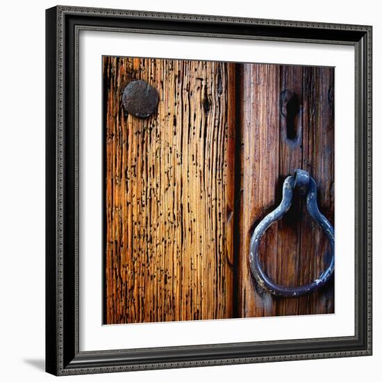 Iron Door Handle, Sedona-Jody Miller-Framed Photographic Print