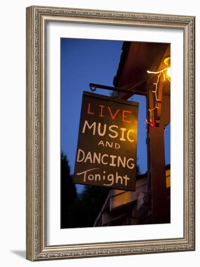 Iron Door Saloon In Groveland, CA-Justin Bailie-Framed Photographic Print