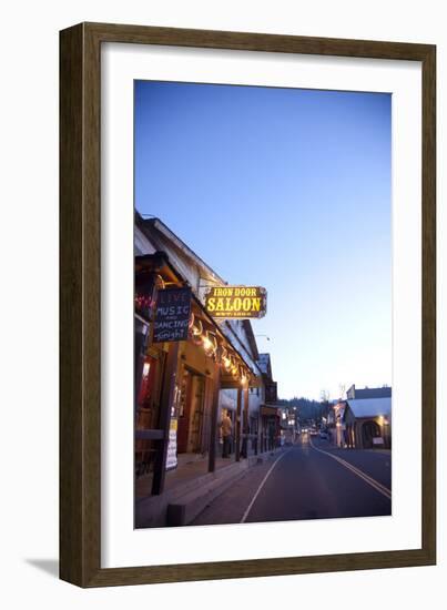 Iron Door Saloon In Groveland, CA-Justin Bailie-Framed Photographic Print