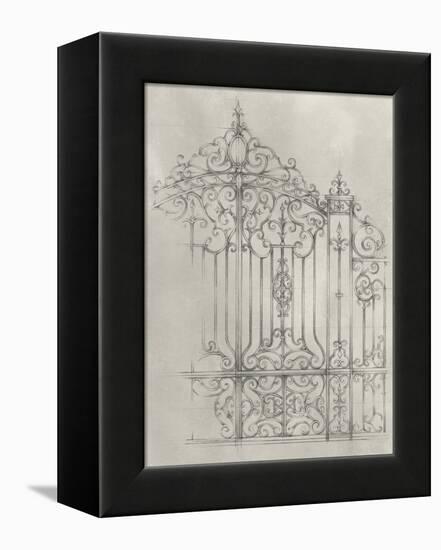 Iron Gate Design II-Ethan Harper-Framed Stretched Canvas