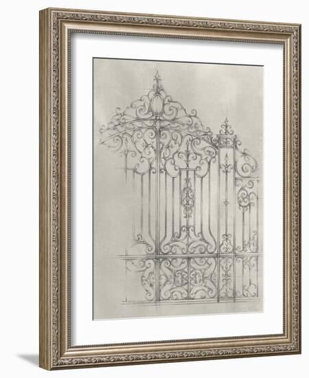 Iron Gate Design II-Ethan Harper-Framed Art Print