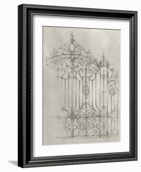 Iron Gate Design II-Ethan Harper-Framed Art Print