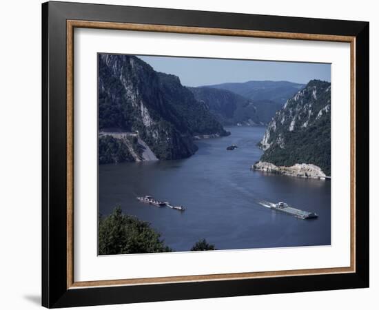 Iron Gates Area of the River Danube (Dunav), Serbia-Adam Woolfitt-Framed Photographic Print