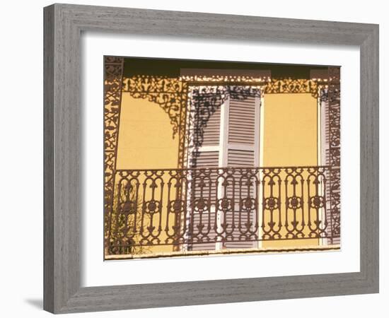 Iron Lace Balcony, New Orleans, Louisiana, USA-Ken Gillham-Framed Photographic Print