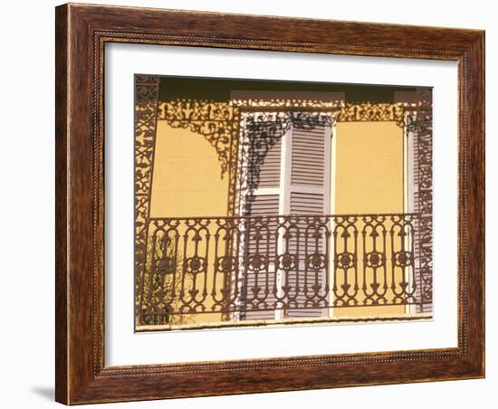 Iron Lace Balcony, New Orleans, Louisiana, USA-Ken Gillham-Framed Photographic Print