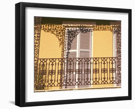 Iron Lace Balcony, New Orleans, Louisiana, USA-Ken Gillham-Framed Photographic Print