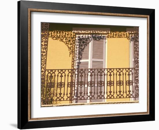 Iron Lace Balcony, New Orleans, Louisiana, USA-Ken Gillham-Framed Photographic Print