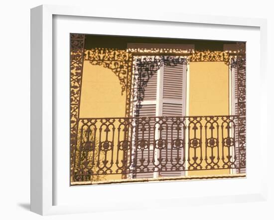 Iron Lace Balcony, New Orleans, Louisiana, USA-Ken Gillham-Framed Photographic Print