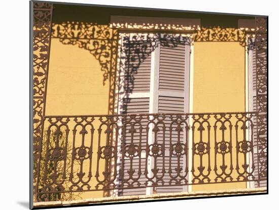 Iron Lace Balcony, New Orleans, Louisiana, USA-Ken Gillham-Mounted Photographic Print