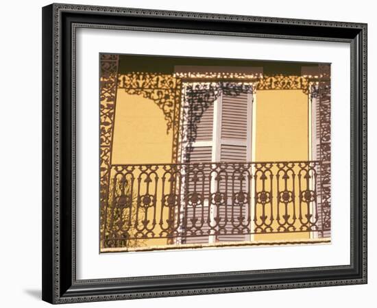 Iron Lace Balcony, New Orleans, Louisiana, USA-Ken Gillham-Framed Photographic Print