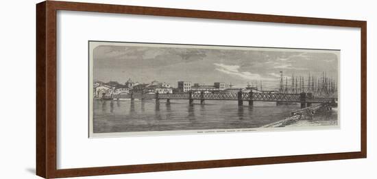 Iron Lattice Girder Bridge at Pernambuco-null-Framed Giclee Print