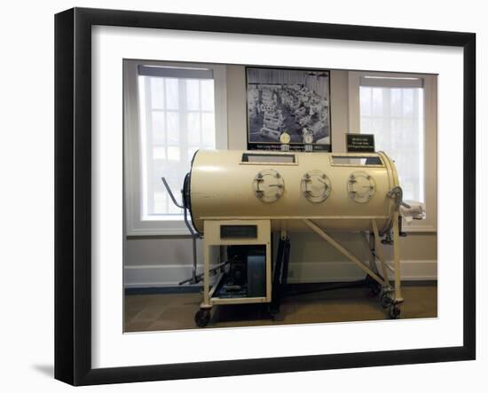 Iron Lung (c. 1933) Used To "Breathe" For Polio Patients Until 1955, Mobile Medical Museum, Alabama-Carol Highsmith-Framed Art Print