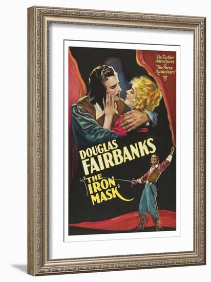 Iron Mask-null-Framed Art Print