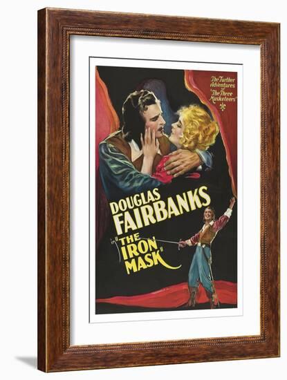 Iron Mask-null-Framed Art Print