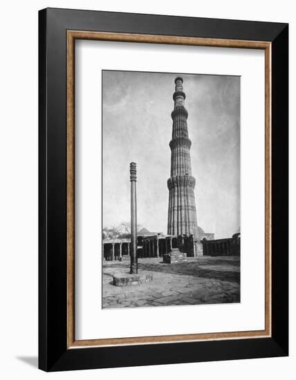 Iron Pillar in Qutab Minar Complex-null-Framed Photographic Print