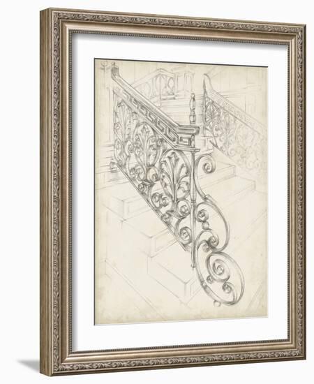 Iron Railing Design I-Ethan Harper-Framed Art Print