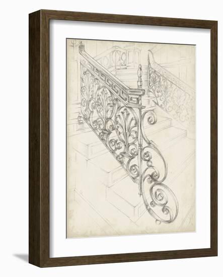 Iron Railing Design I-Ethan Harper-Framed Art Print