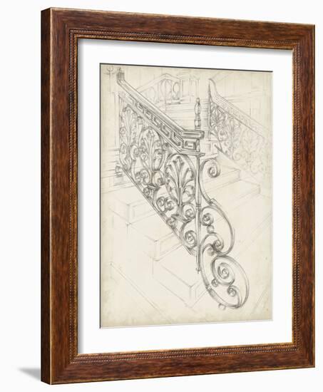 Iron Railing Design I-Ethan Harper-Framed Art Print