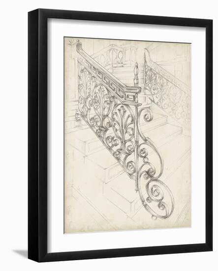 Iron Railing Design I-Ethan Harper-Framed Art Print