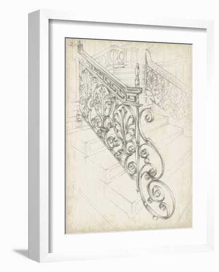 Iron Railing Design I-Ethan Harper-Framed Art Print