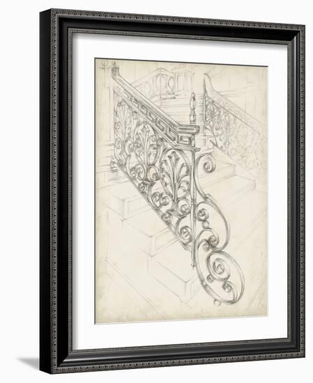 Iron Railing Design I-Ethan Harper-Framed Art Print