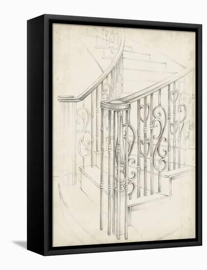 Iron Railing Design II-Ethan Harper-Framed Stretched Canvas