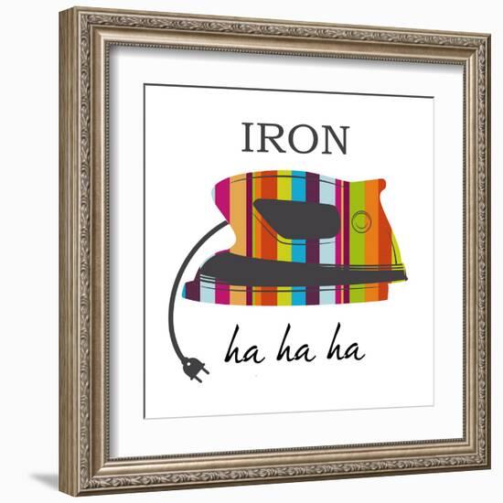 Iron-Taylor Greene-Framed Art Print