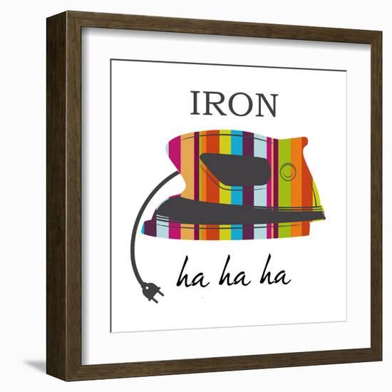 Iron-Taylor Greene-Framed Art Print