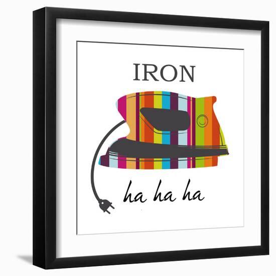 Iron-Taylor Greene-Framed Art Print