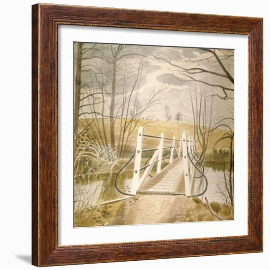 Ironbridge at Ewenbridge-Eric Ravilious-Framed Giclee Print