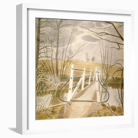 Ironbridge at Ewenbridge-Eric Ravilious-Framed Giclee Print