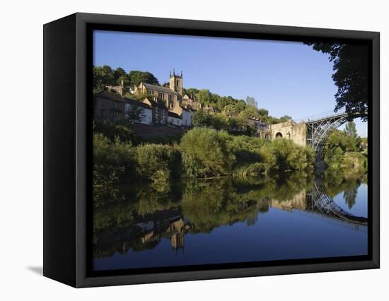 Ironbridge on River Severn-Paul Thompson-Framed Premier Image Canvas