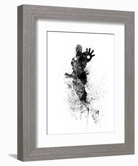 Ironman Watercolor-Jack Hunter-Framed Art Print