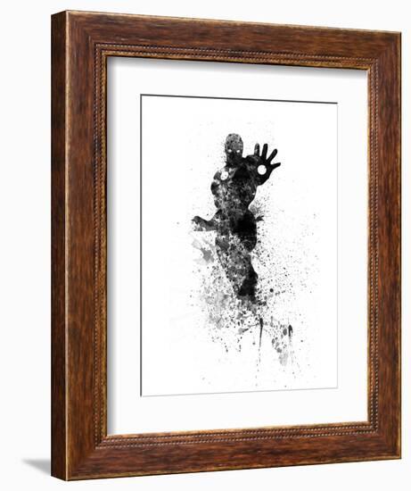 Ironman Watercolor-Jack Hunter-Framed Premium Giclee Print