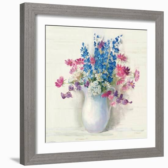 Ironstone Bouquet II Bright-Carol Rowan-Framed Art Print