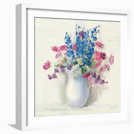 Ironstone Bouquet II Bright-Carol Rowan-Framed Art Print