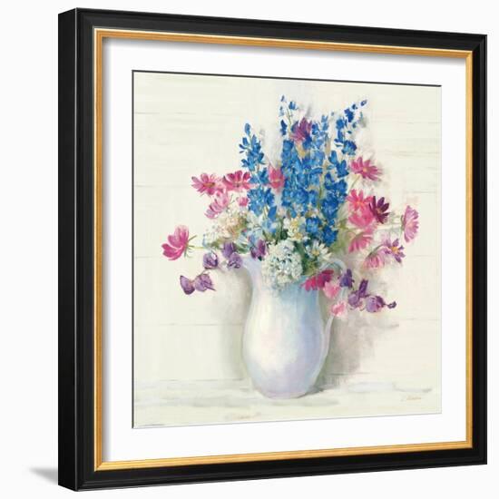 Ironstone Bouquet II Bright-Carol Rowan-Framed Art Print