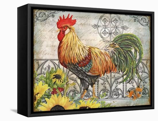 Ironwork Rooster A-Jean Plout-Framed Premier Image Canvas