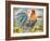 Ironwork Rooster B-Jean Plout-Framed Giclee Print