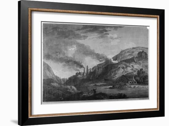 Ironworks at Coalbrookdale Shropshire-Laurence Stephen Lowry-Framed Art Print