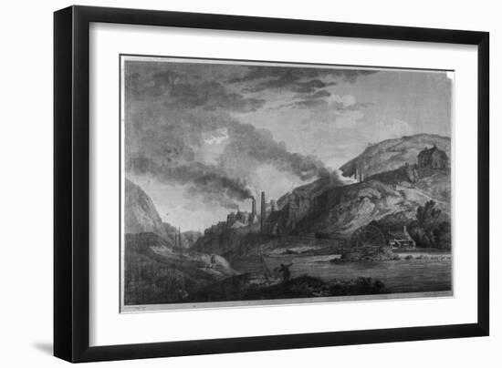 Ironworks at Coalbrookdale Shropshire-Laurence Stephen Lowry-Framed Art Print