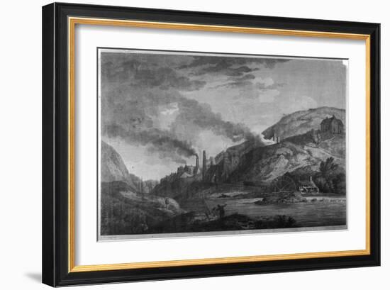 Ironworks at Coalbrookdale Shropshire-Laurence Stephen Lowry-Framed Art Print