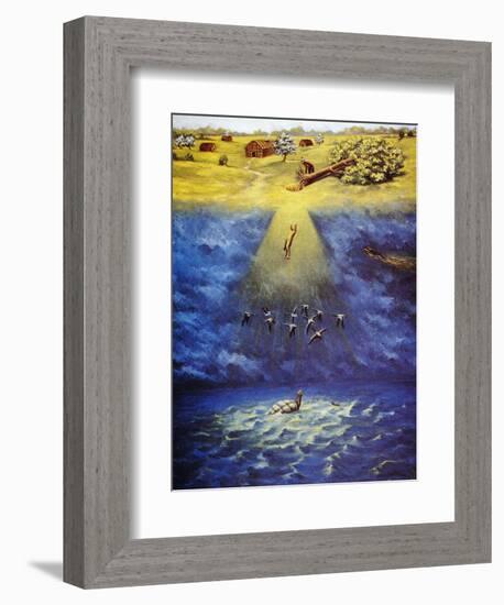 Iroquois Creation Myth-Ernest Smith-Framed Giclee Print