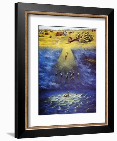 Iroquois Creation Myth-Ernest Smith-Framed Giclee Print