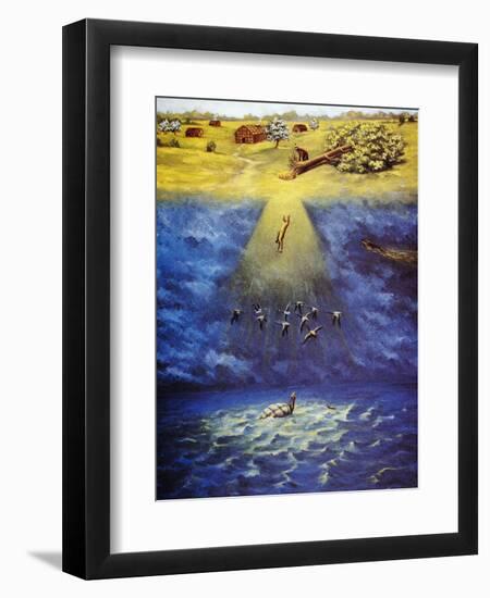 Iroquois Creation Myth-Ernest Smith-Framed Giclee Print