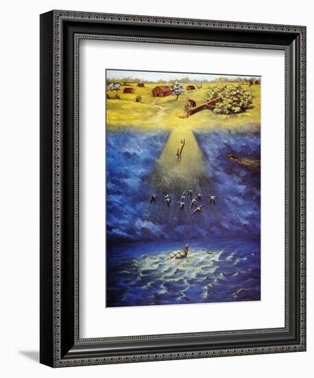 Iroquois Creation Myth-Ernest Smith-Framed Giclee Print