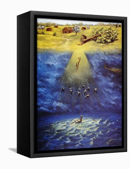 Iroquois Creation Myth-Ernest Smith-Framed Premier Image Canvas