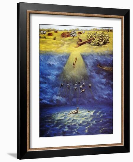 Iroquois Creation Myth-Ernest Smith-Framed Giclee Print